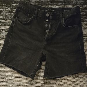 Denim Forum Women's Black Shorts